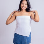 White Tube Top for Women